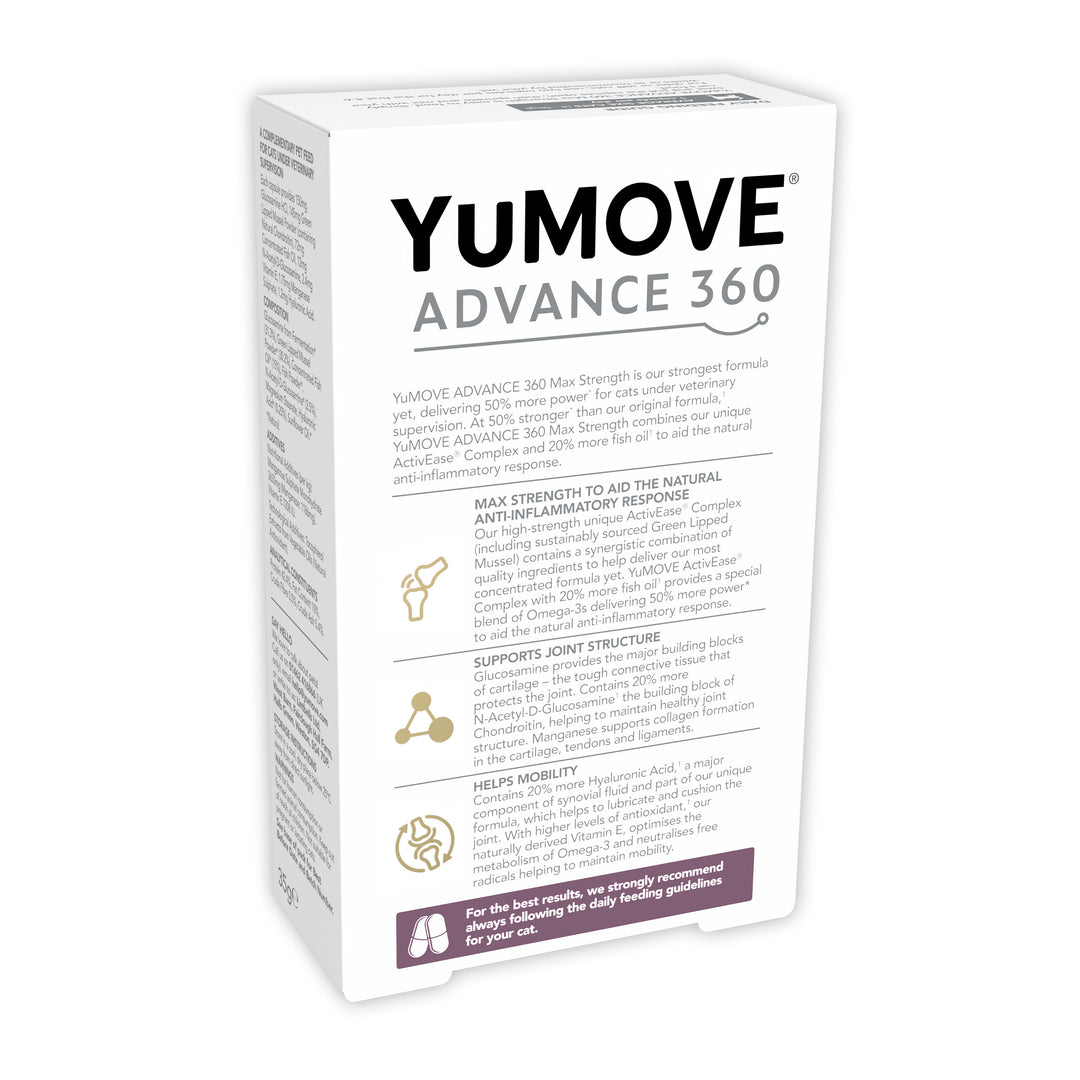 YuMOVE ADVANCE 360 Max Strength Joint Care for Cats Vet Rewards